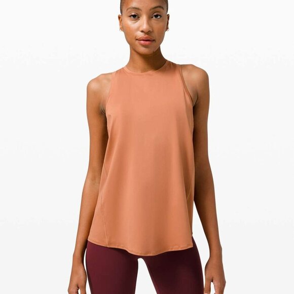 Lululemon All Tied Up Tank (Tencel) - 8/10 Desert Sun - Picture 1 of 6